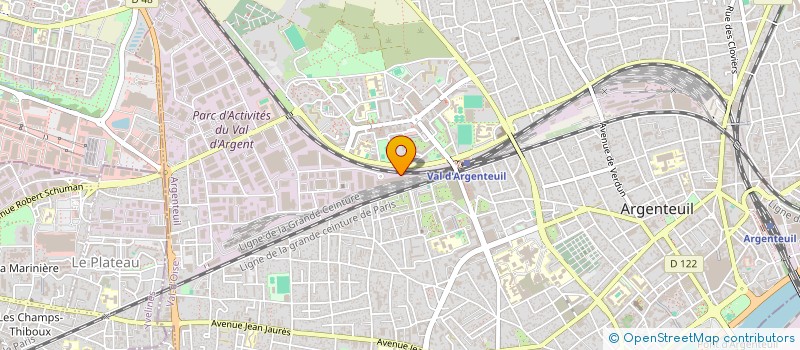 localisation de l'entreprise DIGIKOM  ARGENTEUIL