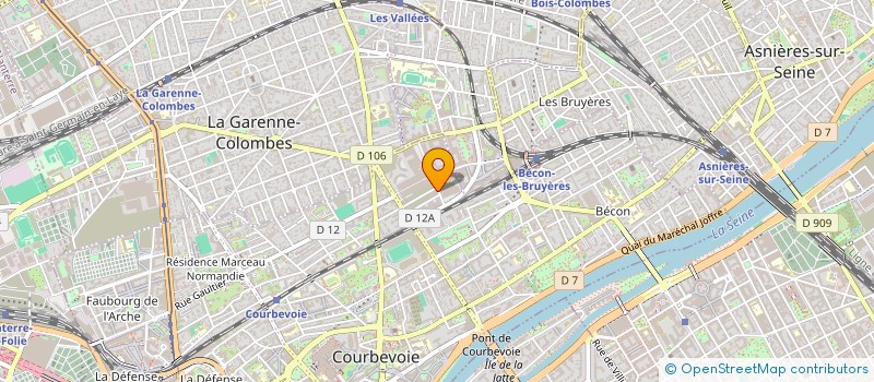 localisation de l'entreprise DIGILEASE GROUPE OVERLAP à COURBEVOIE
