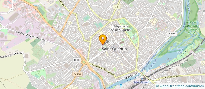 localisation de l'entreprise DIGILETT à SAINT-QUENTIN