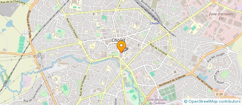 localisation de l'entreprise DIGILIFE à CHOLET