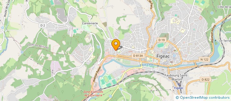localisation de l'entreprise DIGILOT à FIGEAC