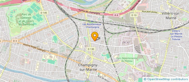 localisation de l'entreprise DIGIMEDIA à CHAMPIGNY-SUR-MARNE