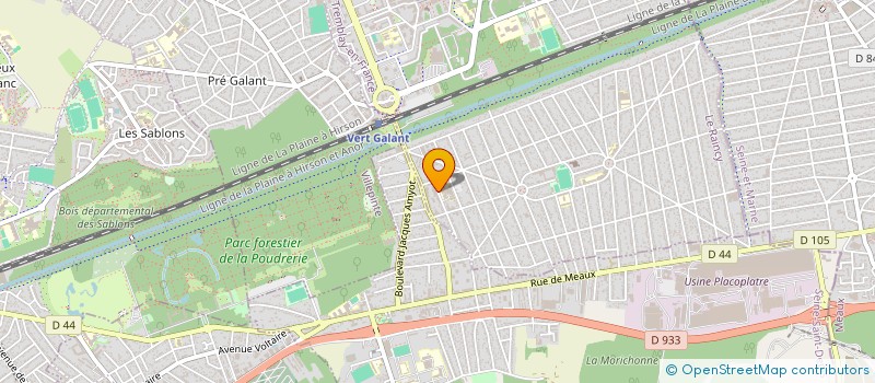 localisation de l'entreprise DIGIMMO à TREMBLAY-EN-FRANCE