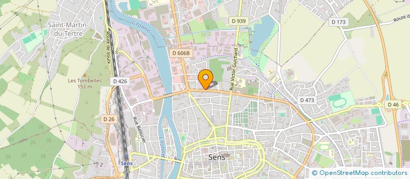 localisation de l'entreprise DIGINAS à SENS