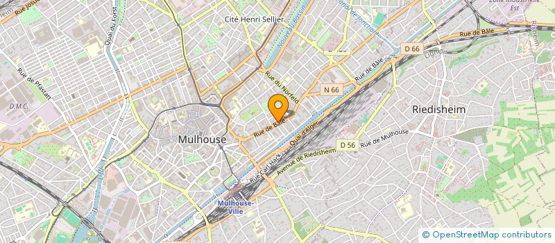 localisation de l'entreprise DIGINET SARL  MULHOUSE