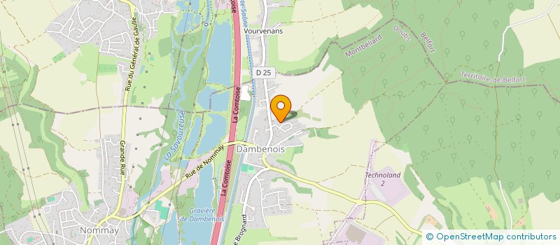 localisation de l'entreprise DIGIPRO ASSISTANCE  DAMBENOIS