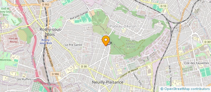 localisation de l'entreprise DIGIQUANT à NEUILLY-PLAISANCE