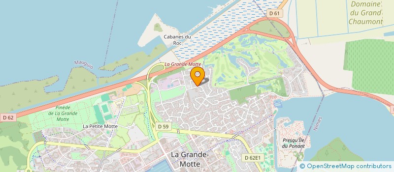 localisation de l'entreprise DIGISERVICES 34  LA GRANDE-MOTTE