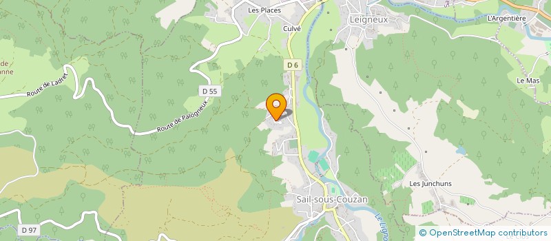 localisation de l'entreprise DIGIT'AZURE  SAIL-SOUS-COUZAN