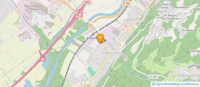 localisation de l'entreprise DIGIT IMAGE  VILLARD-BONNOT