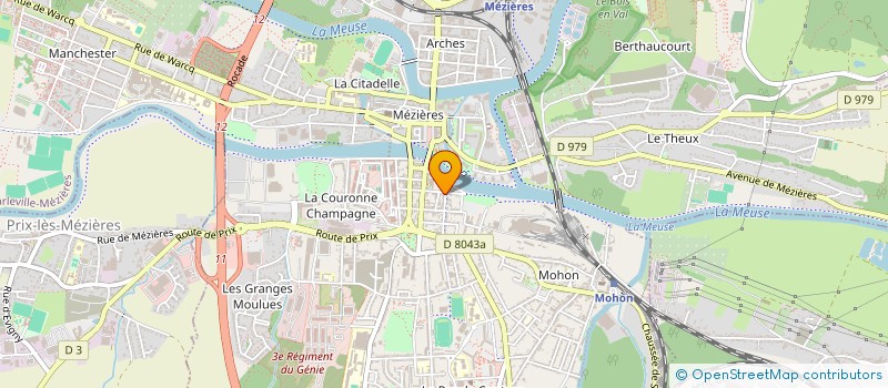 localisation de l'entreprise DIGIT TEL à CHARLEVILLE-MEZIERES