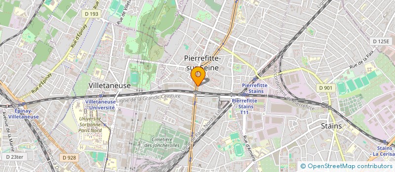 localisation de l'entreprise DIGITA K.D à PIERREFITTE-SUR-SEINE