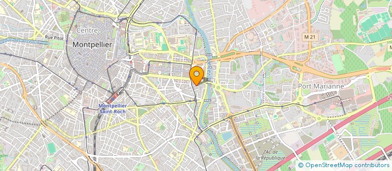 localisation de l'entreprise DIGITAIRE DIFFUSION à MONTPELLIER