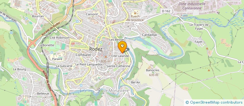 localisation de l'entreprise DIGITAL  RODEZ