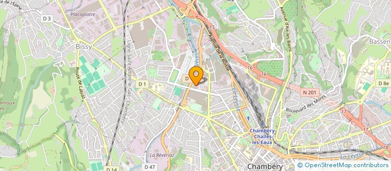 localisation de l'entreprise DIGITAL ACADEMY CIFEP  CHAMBERY