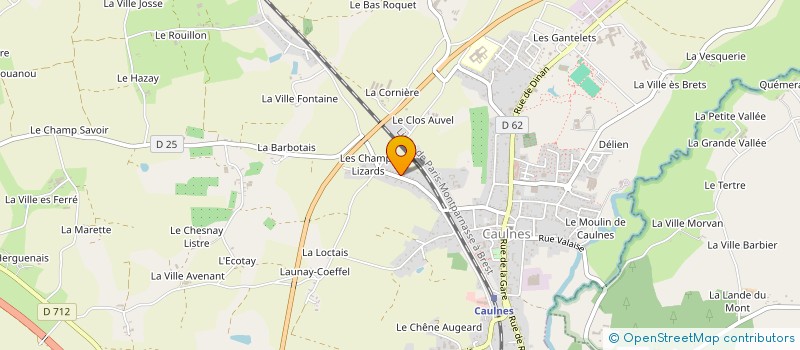 localisation de l'entreprise DIGITAL ANIMATION  CAULNES