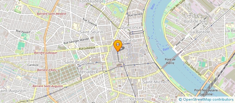 localisation de l'entreprise DIGITAL ARENA à BORDEAUX