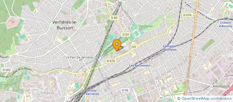 localisation de l'entreprise DIGITAL AUDIOVISUELLE BROADCAST 7 PRODUCTION à ANTONY