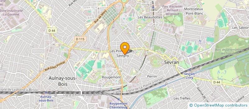 localisation de l'entreprise DIGITAL BATIMENT à SEVRAN