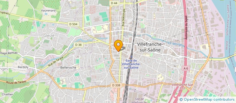 localisation de l'entreprise DIGITAL BOULEVARD  VILLEFRANCHE-SUR-SAONE