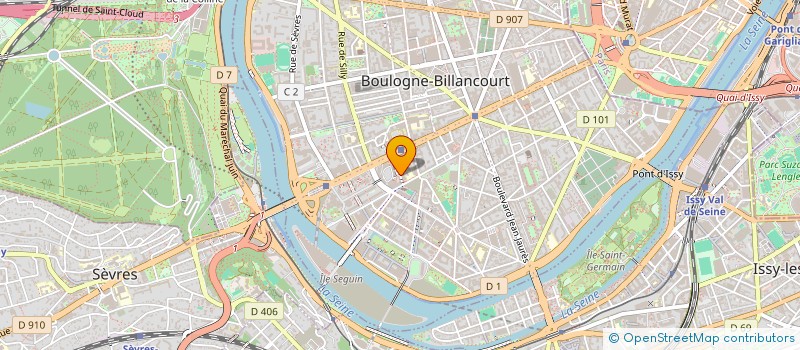 localisation de l'entreprise DIGITAL BUILDING STORE à BOULOGNE-BILLANCOURT