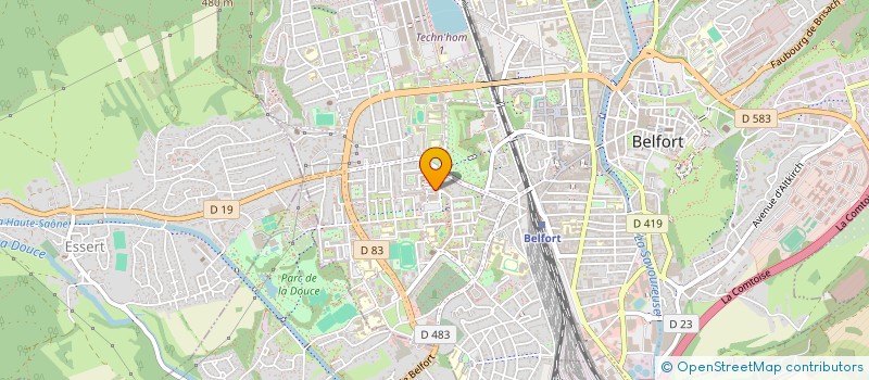 localisation de l'entreprise DIGITAL CHANGE CONSULTING  BELFORT