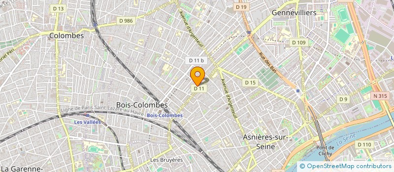 localisation de l'entreprise DIGITAL CINEMA à BOIS-COLOMBES