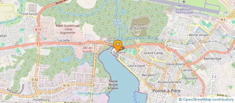 localisation de l'entreprise DIGITAL CODE GROWTH à LES ABYMES