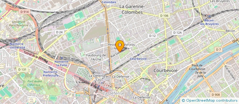 localisation de l'entreprise DIGITAL COMMUNITY à COURBEVOIE