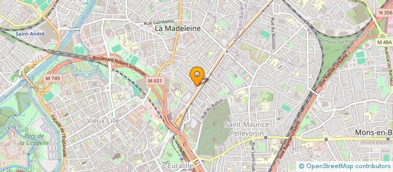 localisation de l'entreprise DIGITAL COMPASS à LA MADELEINE