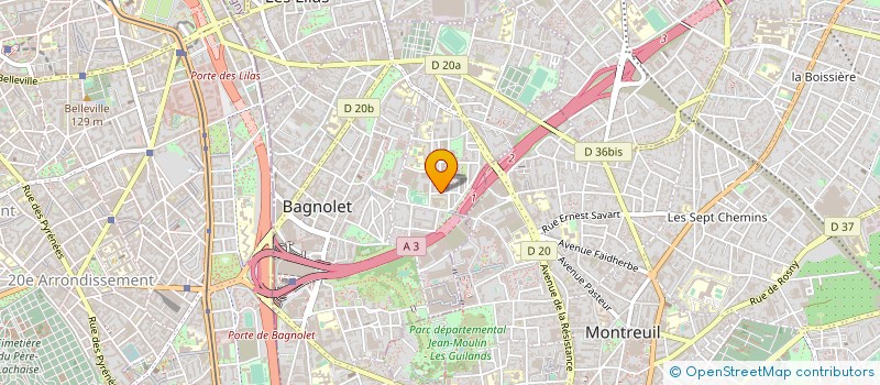 localisation de l'entreprise DIGITAL CONNEXION à BAGNOLET