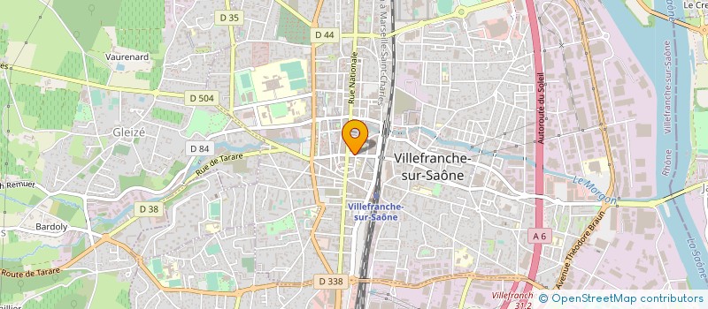 localisation de l'entreprise DIGITAL CORPORATION SAS  VILLEFRANCHE-SUR-SAONE