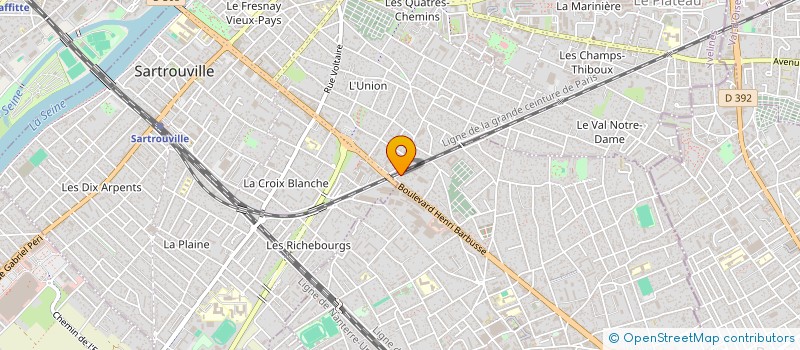 localisation de l'entreprise DIGITAL CULTURE  HOUILLES