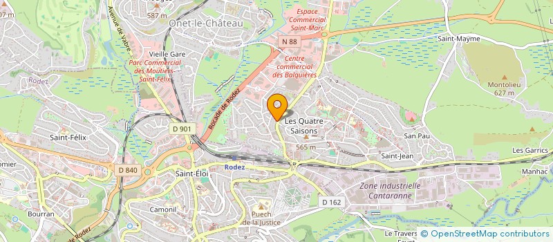 localisation de l'entreprise DIGITAL DATA EXPERTS  ONET-LE-CHATEAU