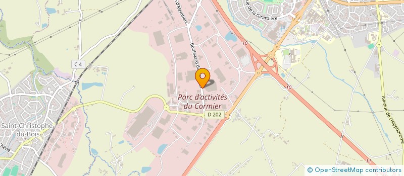localisation de l'entreprise DIGITAL DEVELOPMENT FRANCE PERTEC à CHOLET