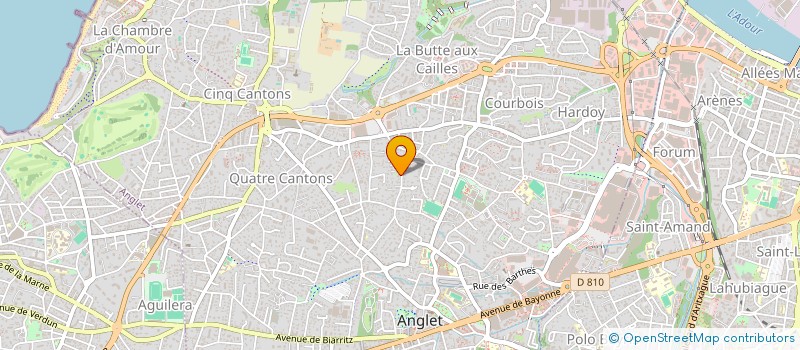 localisation de l'entreprise DIGITAL DISTRIBUTION DOUMENGINE à ANGLET