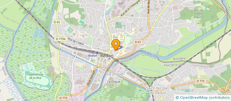 localisation de l'entreprise DIGITAL DONEC  REDON