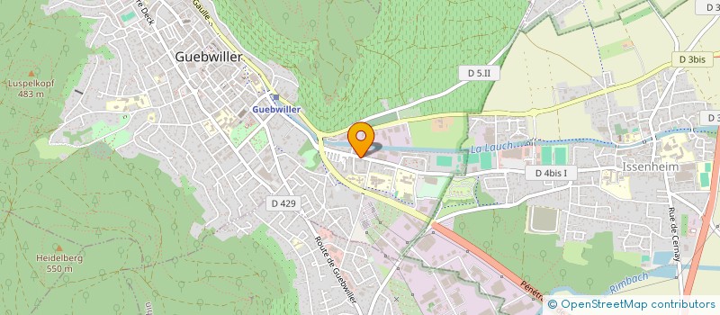 localisation de l'entreprise DIGITAL EASE  GUEBWILLER