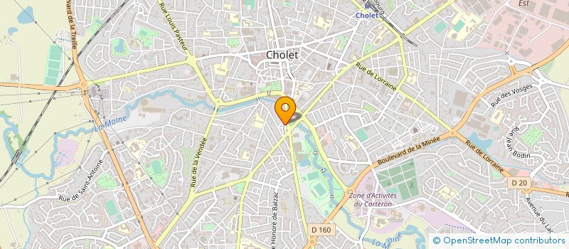 localisation de l'entreprise DIGITAL ECHO à CHOLET