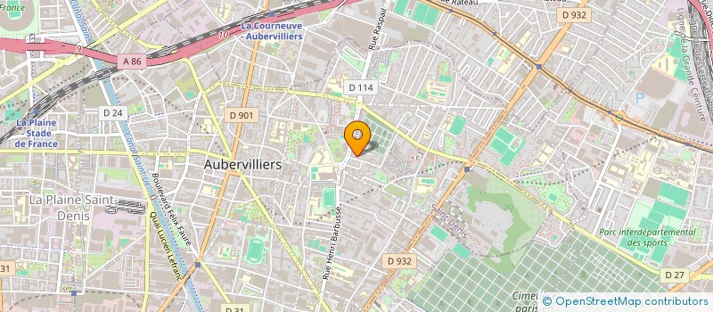 localisation de l'entreprise DIGITAL ENCODING SYSTEM à AUBERVILLIERS