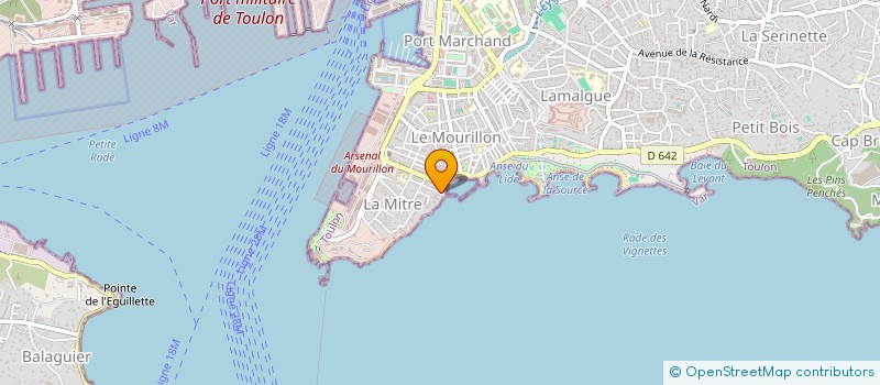 localisation de l'entreprise DIGITAL FISHING  TOULON