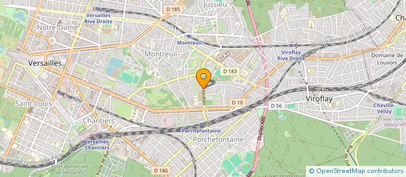 localisation de l'entreprise DIGITAL FRANCOPHONIE à VERSAILLES