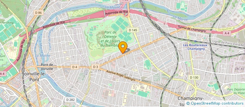 localisation de l'entreprise DIGITAL HUB CONNECT à CHAMPIGNY-SUR-MARNE