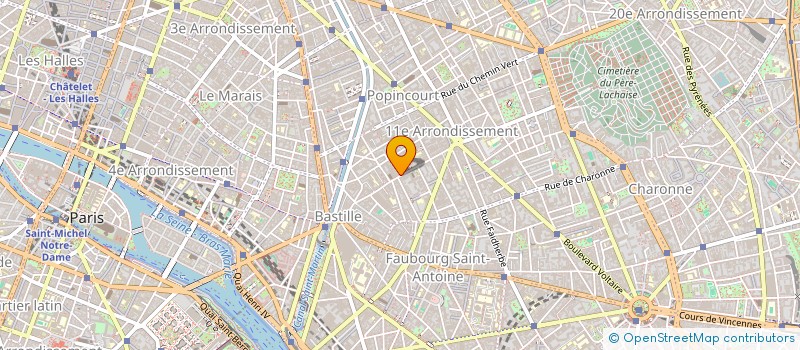 localisation de l'entreprise DIGITAL IMAGEUR SPECIALISTES COULEURS  PARIS