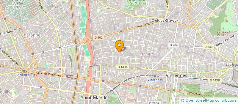 localisation de l'entreprise DIGITAL IMPACT  MONTREUIL