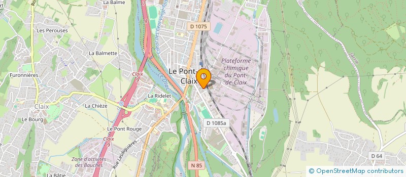 localisation de l'entreprise DIGITAL INFLUENCE  LE PONT-DE-CLAIX