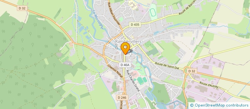 localisation de l'entreprise DIGITAL INFO TECHNO STUDIES FR & CRYPTO SECUR CONCEPT DEP  RAMBERVILLERS