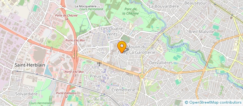 localisation de l'entreprise DIGITAL KORNER à ST-HERBLAIN