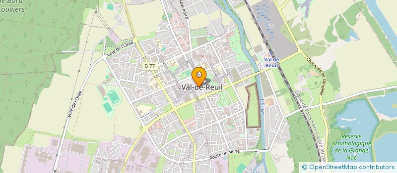 localisation de l'entreprise DIGITAL LAB  VAL-DE-REUIL