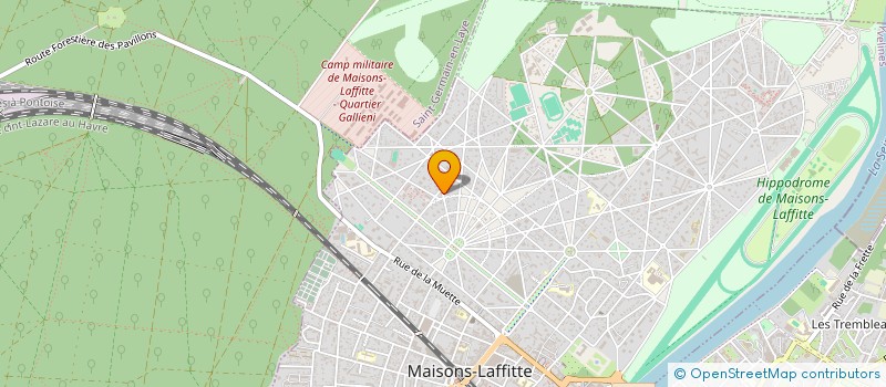 localisation de l'entreprise DIGITAL LIFE PARTNER  MAISONS-LAFFITTE